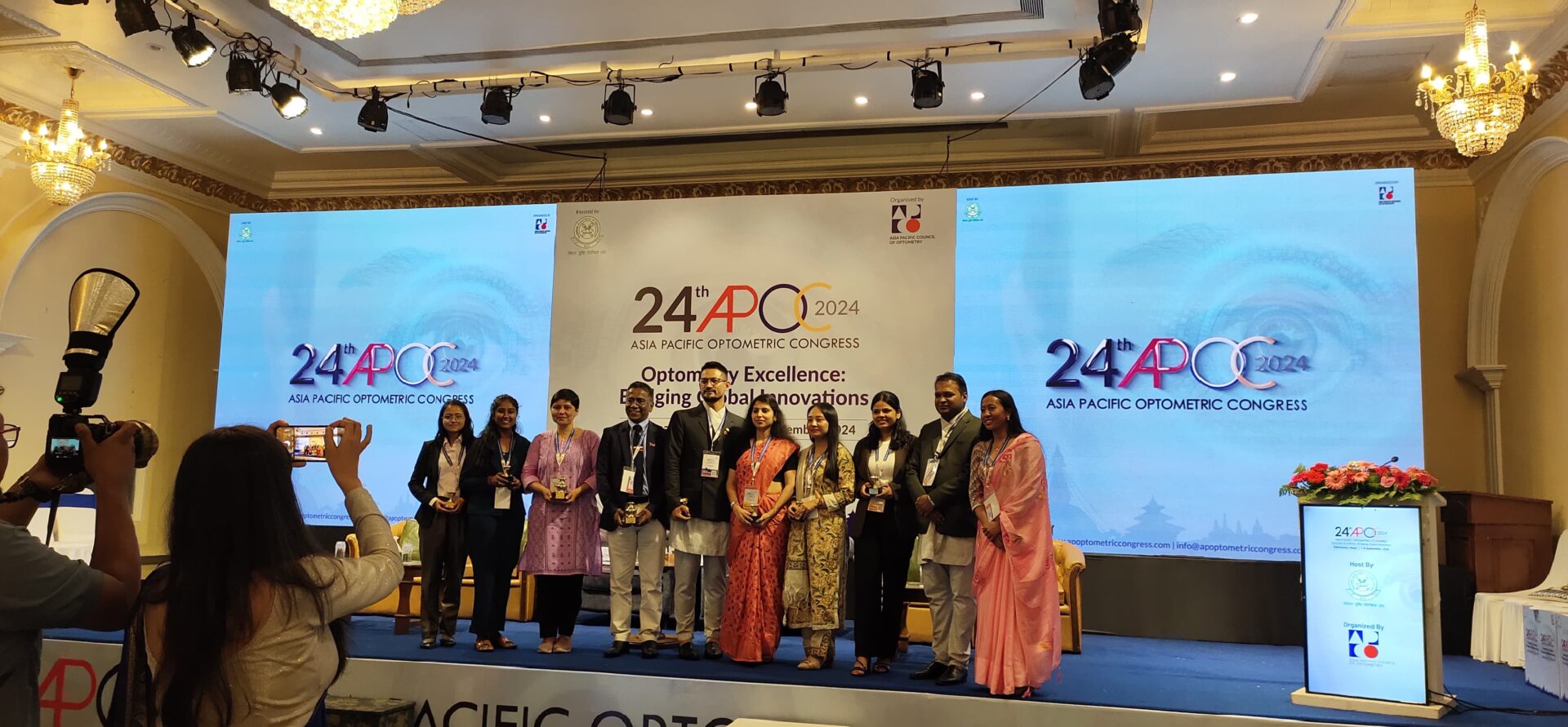 Contributing to global optometry through impactful presentation at APOC 2024