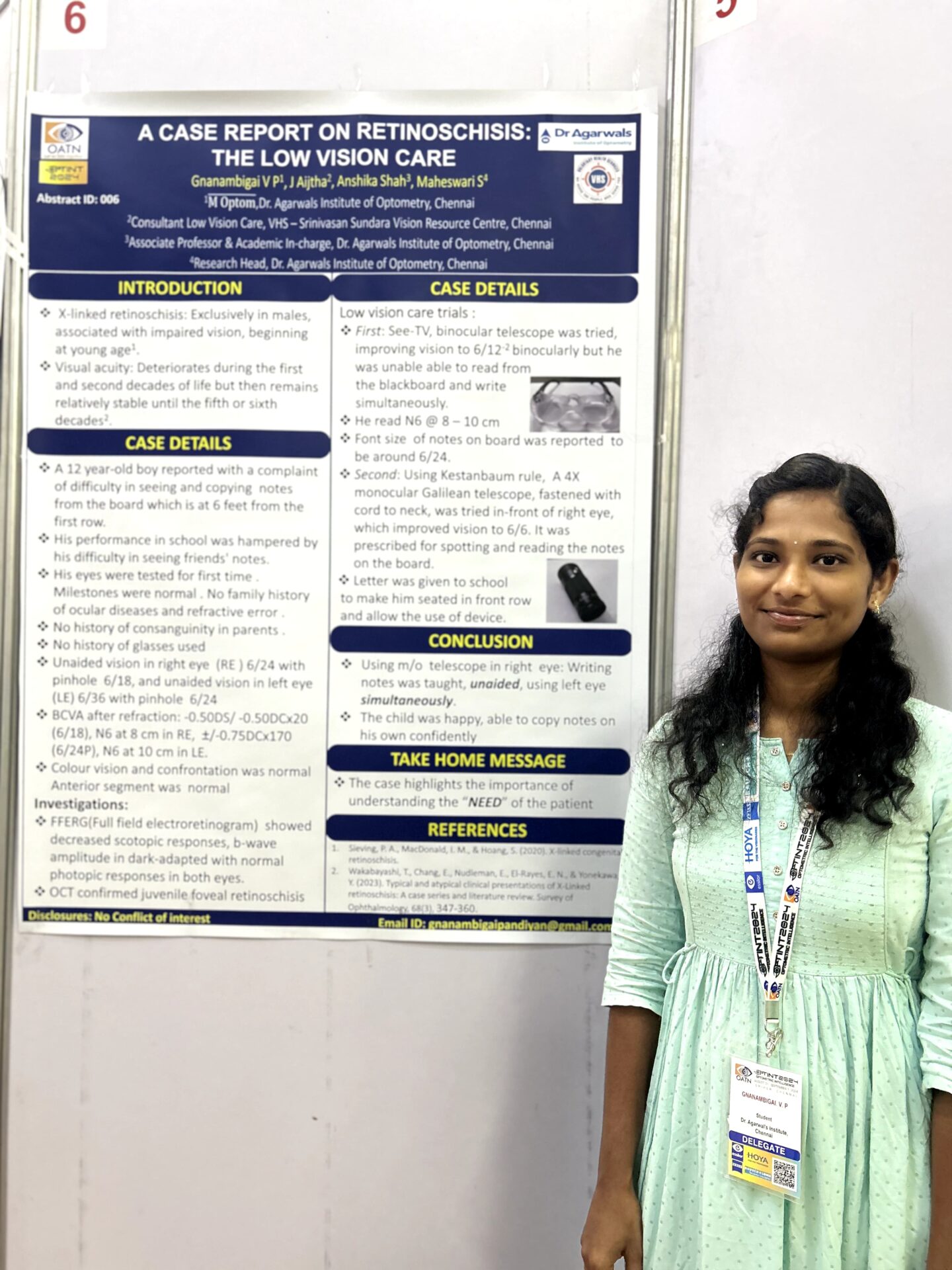 Delivering Poster presentation in OATN