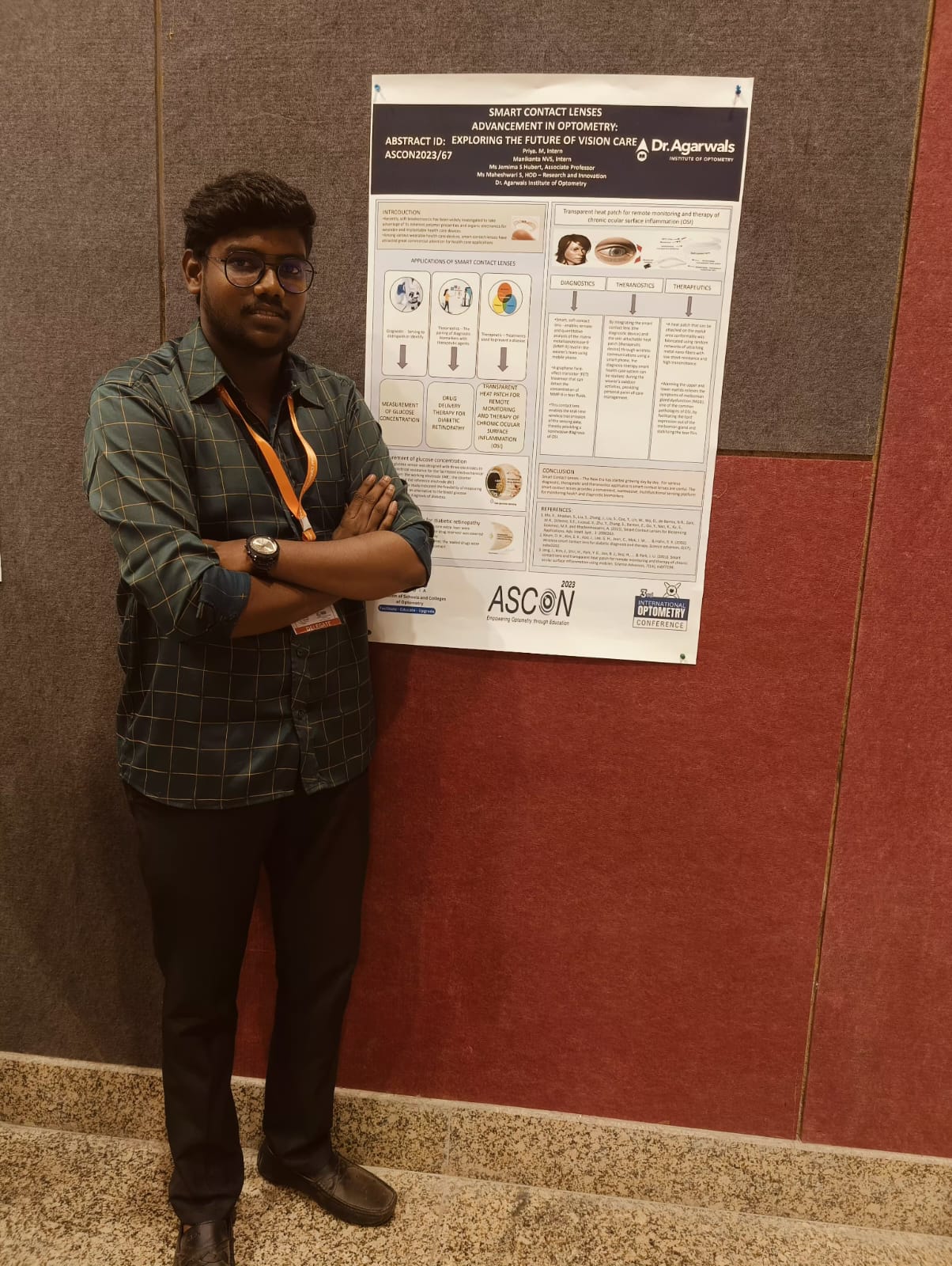 Poster presentation delivered at ASCON conference held in Ahamedabad, 2023