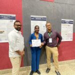 Recognized with certificate for poster presentation at ASCON.(2)