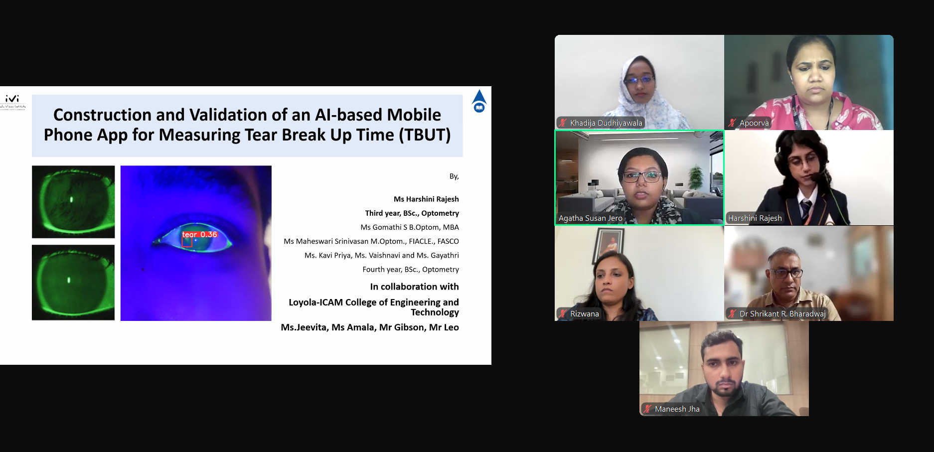 Showcasing academic excellence at the IVI Rolling Trophy, 2023 – Oral Presentation Session