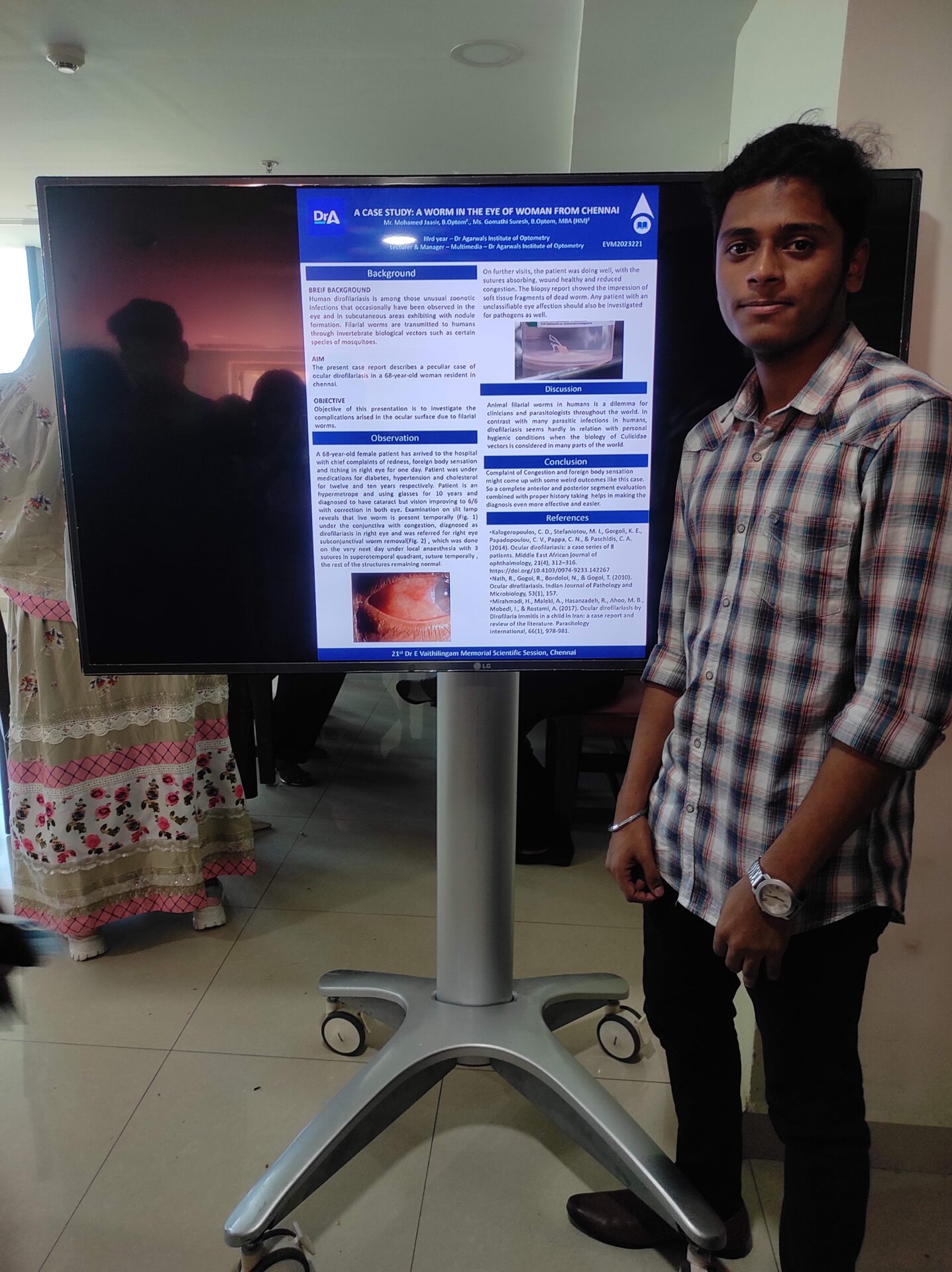 Showcasing poster presentation - Dr E Vaithilingam Memorial Scientific Session-min