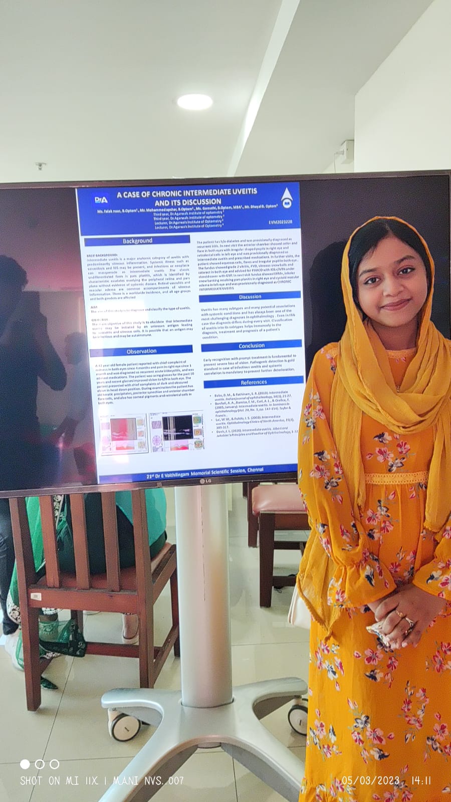 Showcasing poster presentation - Dr E Vaithilingam Memorial Scientific Session(1)