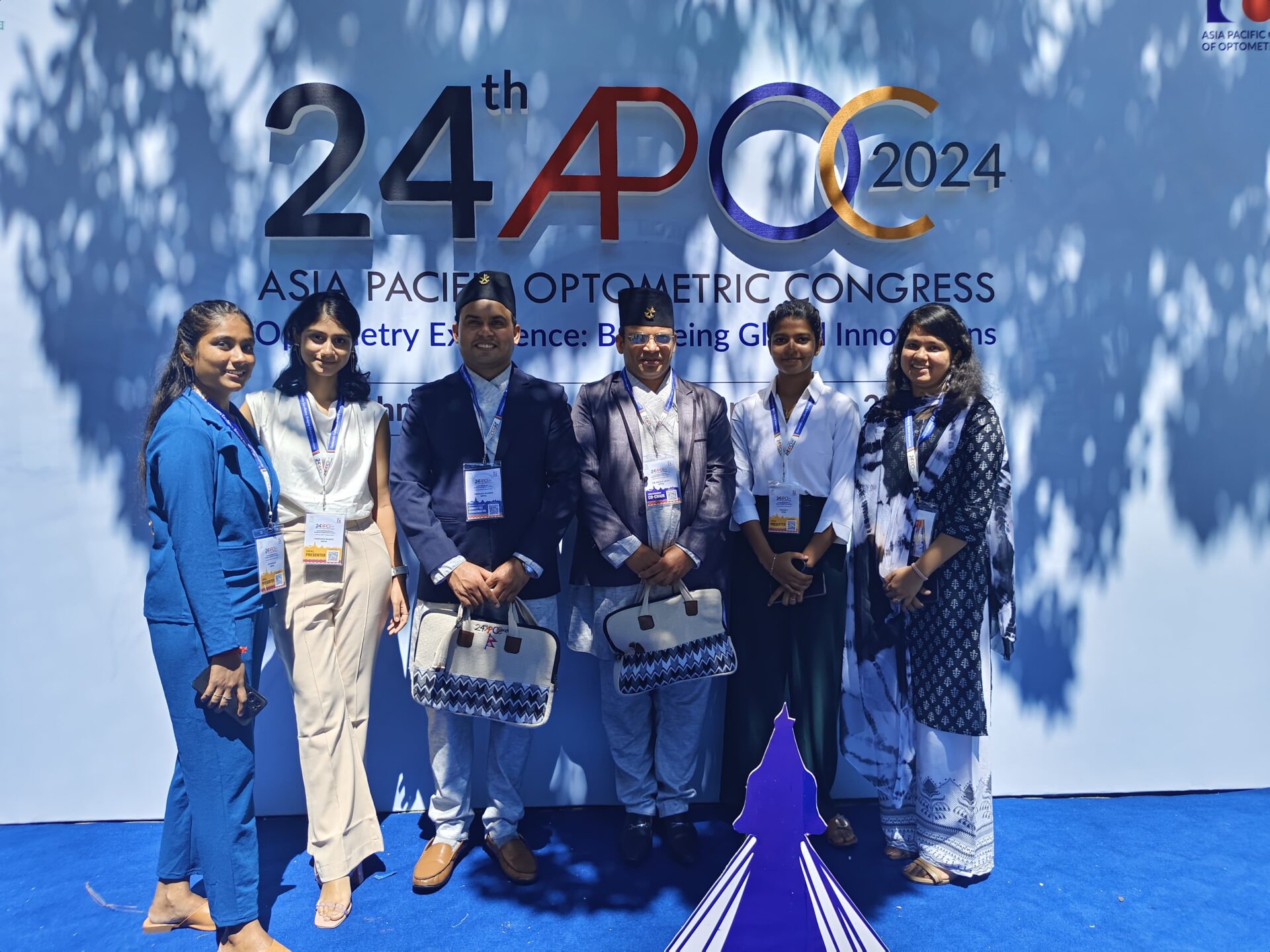 Showcasing scholarly excellence at the Asia Pacific Optometric Congress, Nepal 2024