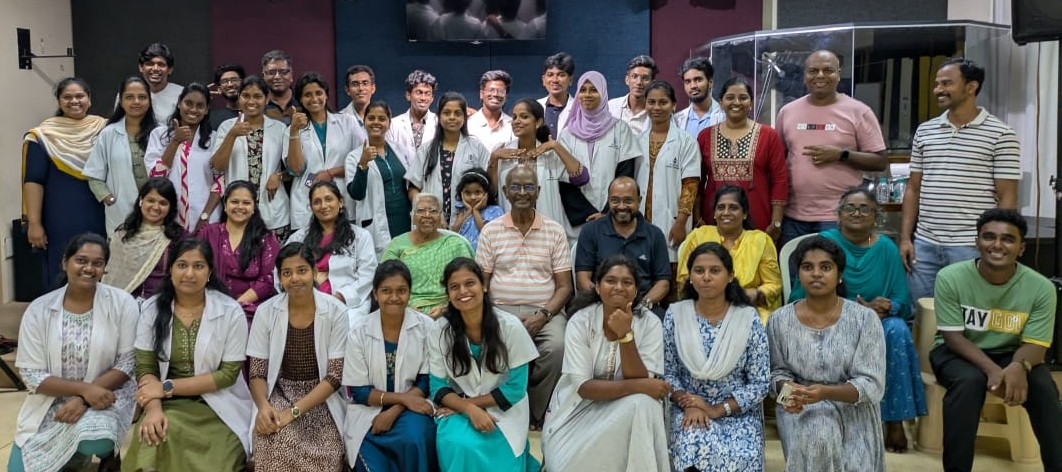 Elderly eye screening camp at Apostolic Christian Assembly, Anna Nagar